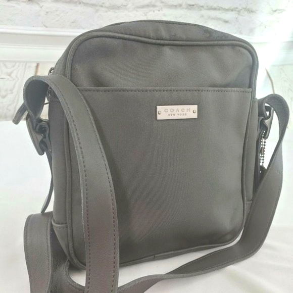 Coach Womens Slate Gray Crossbody Handbag Purse - Picture 2 of 14